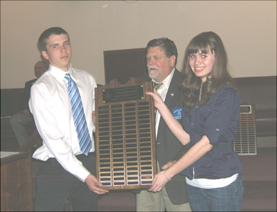 Arlington scholarship recipients John Dieter & Caroline Rensel