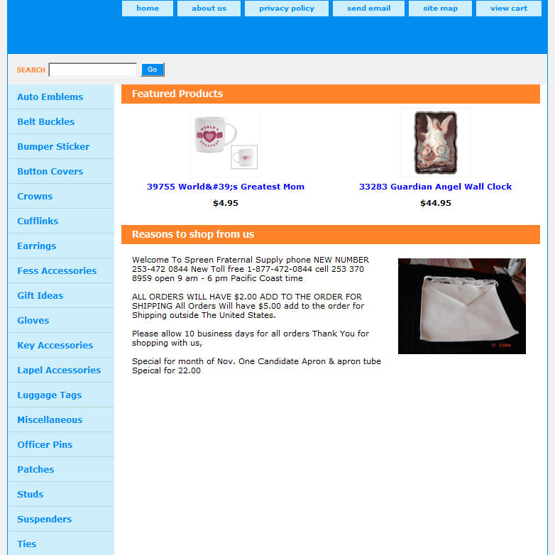 Spreen Fraternal Supply & Gifts