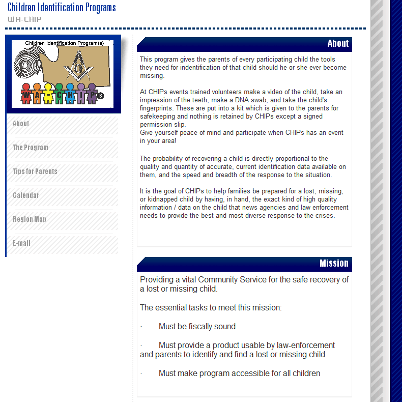 WA-CHIP Children Identification Program