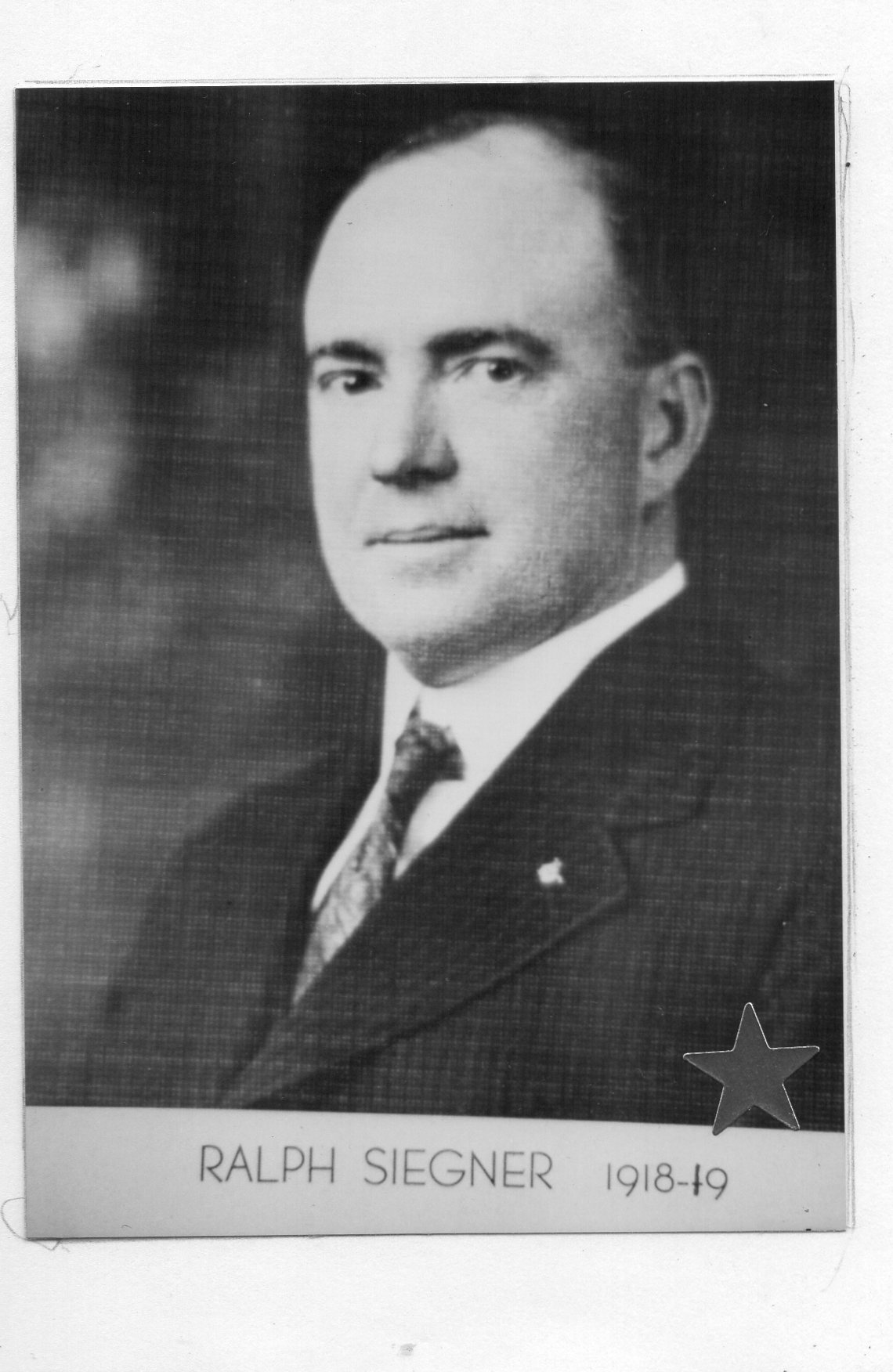 1918 1919 Ralph Siegner